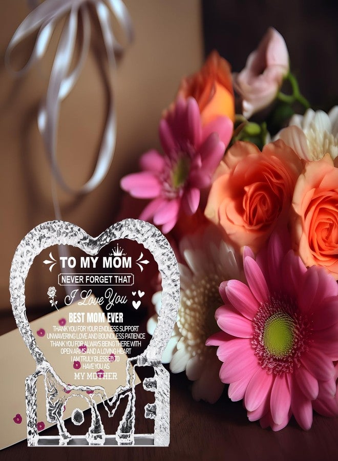 K-MLICE Mothers Day Mom Gifts, Birthday Crystal Gifts for Mom from Daughter Son Happy Mothers Day Anniversary Christmas Mama to My Mom Best Presents - Image 4